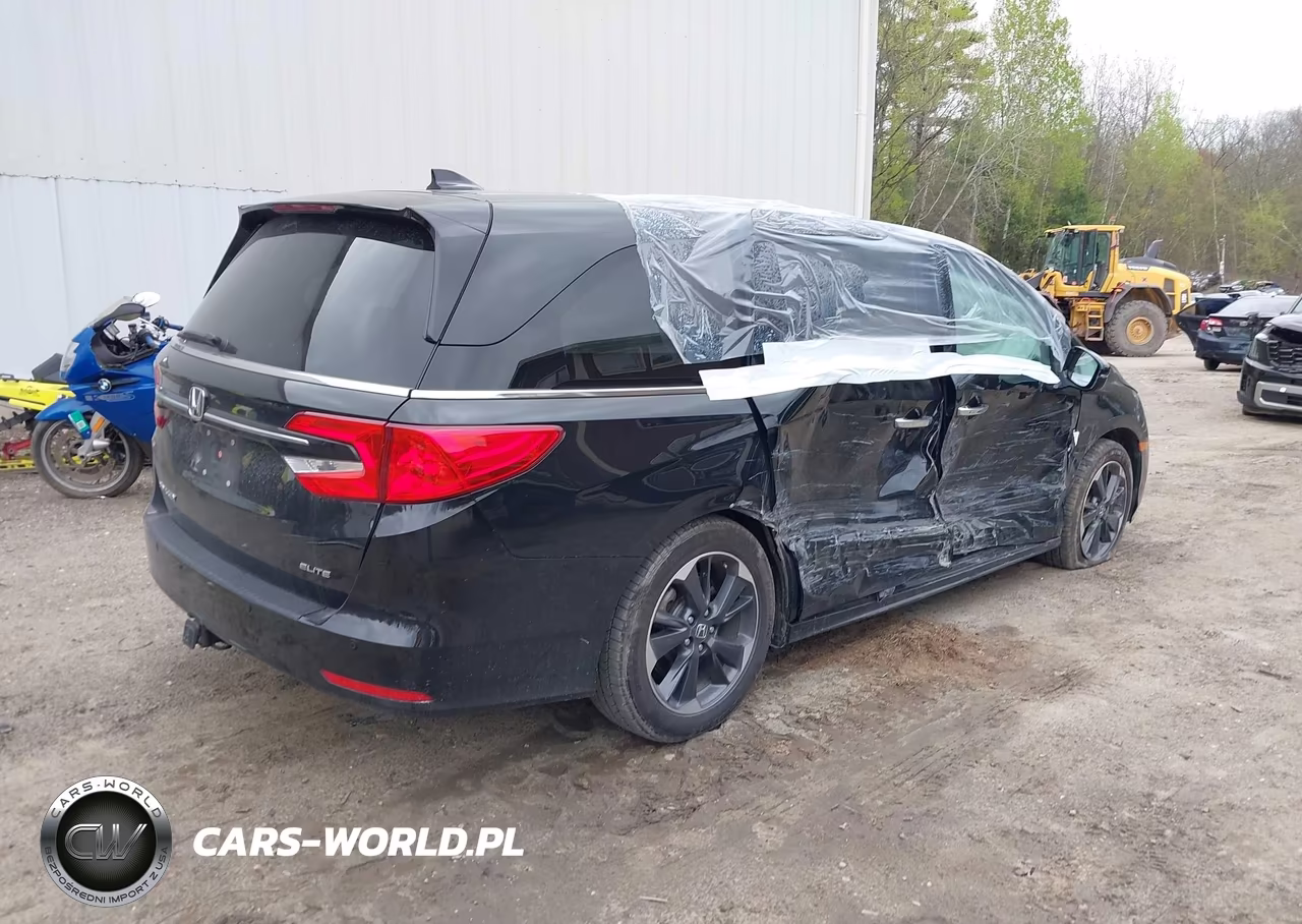 2021 Honda Odyssey Elite VIN:5FNRL6H91MB006370 - 4