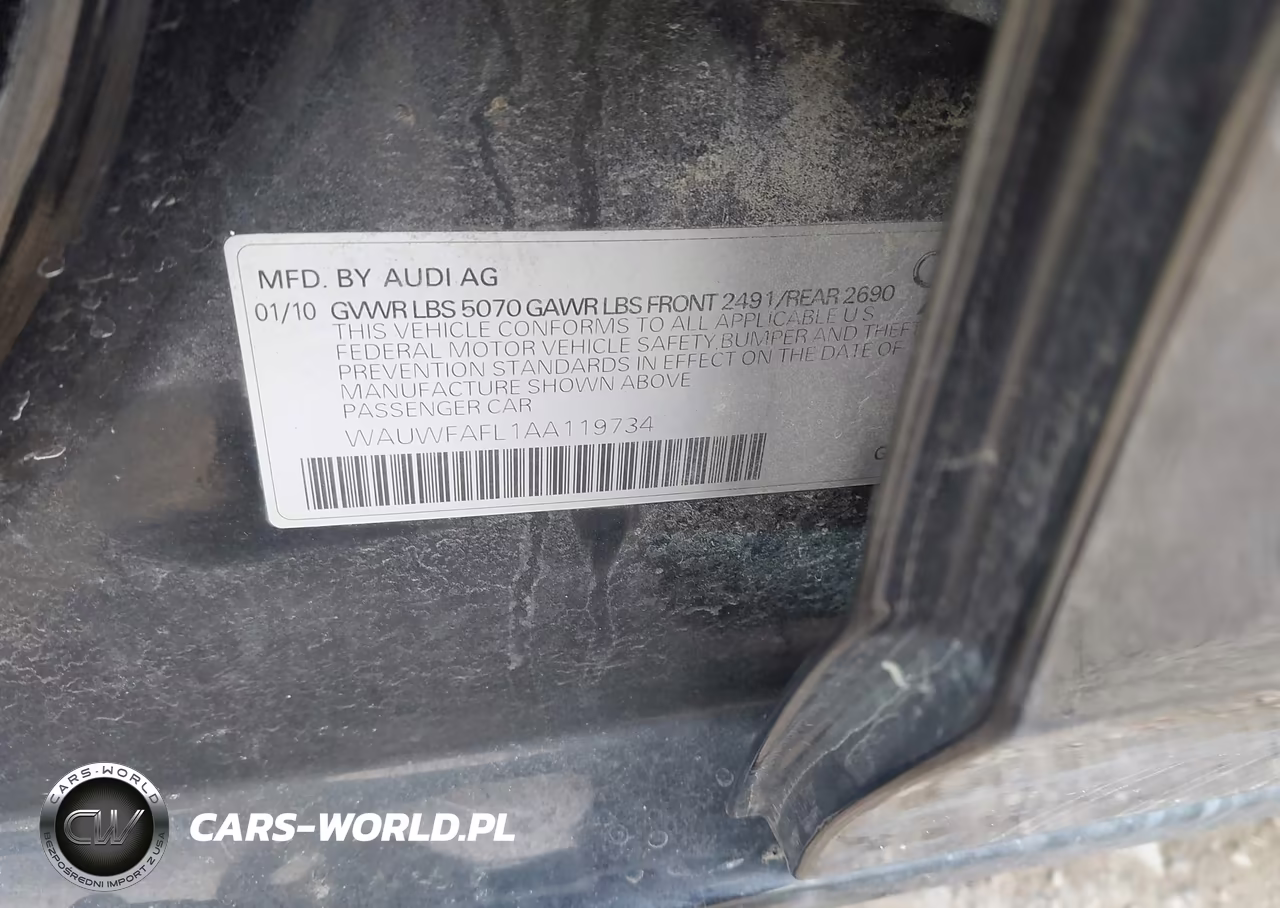 2010 Audi A4 2.0T Premium VIN:WAUWFAFL1AA119734 - 9