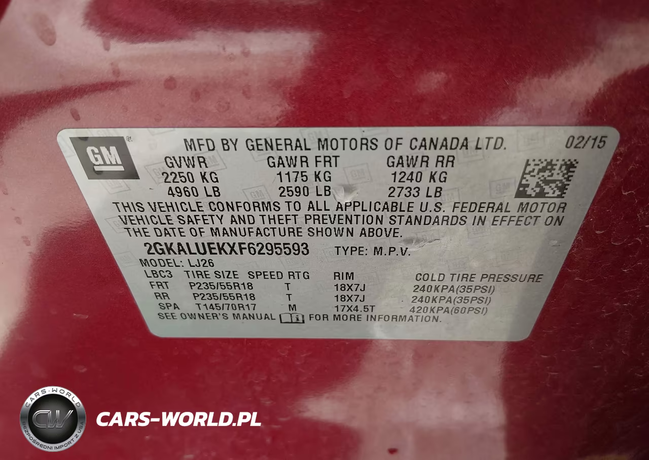 2015 GMC Terrain Denali VIN:2GKALUEKXF6295593 - 9