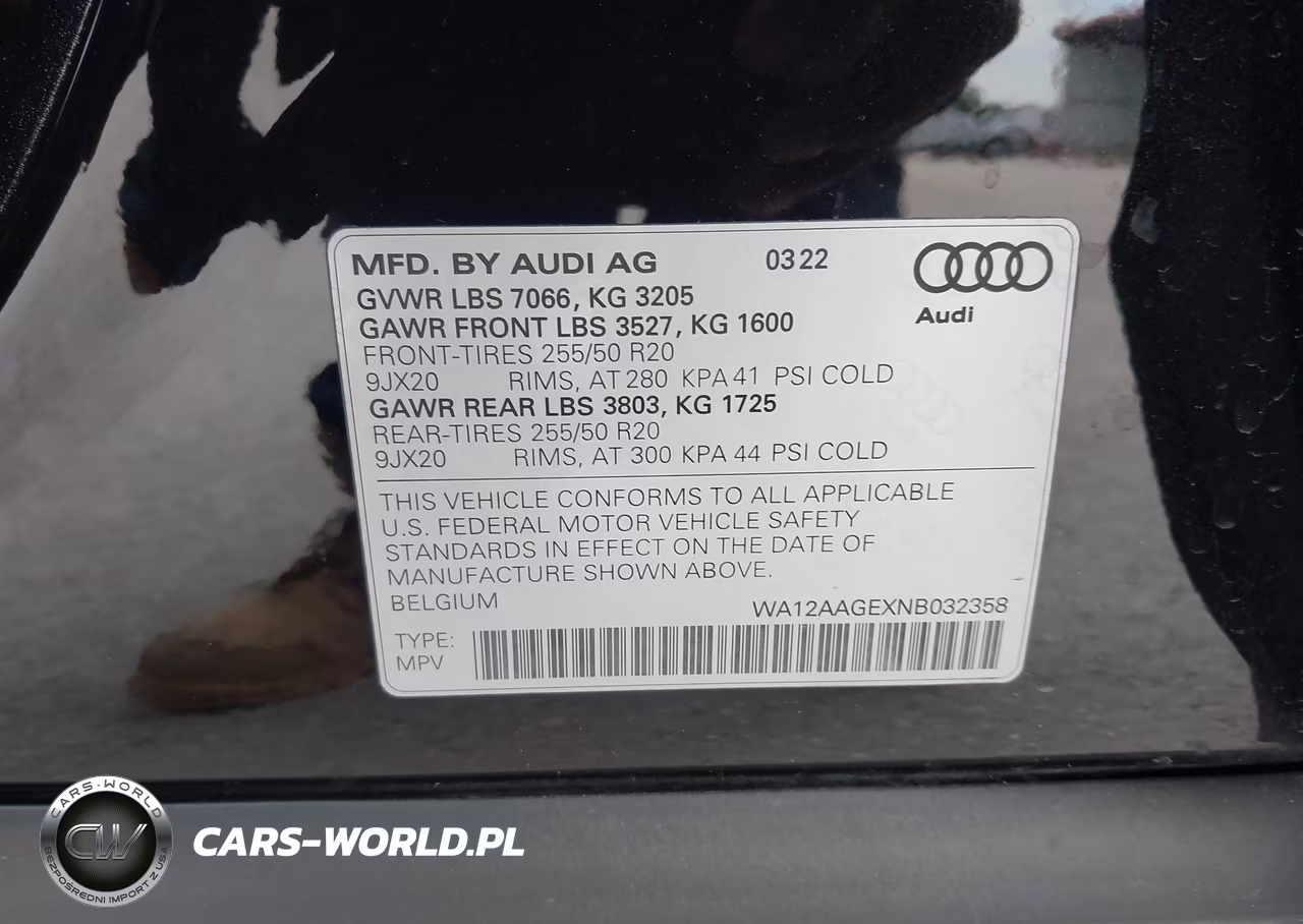2022 Audi E-Tron Sportback Premium Plus S Line Quattro VIN:WA12AAGEXNB032358 - 9