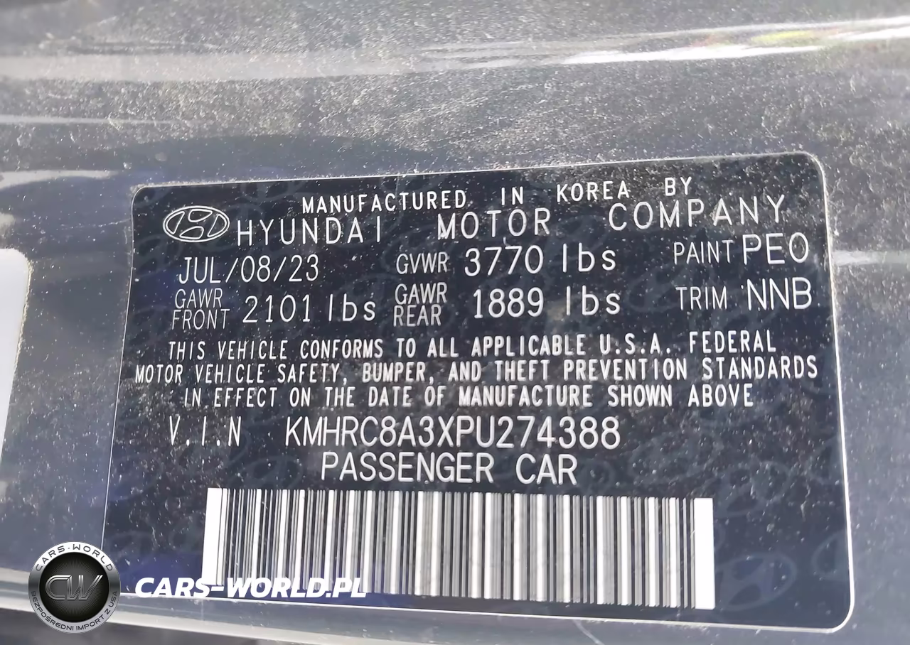 2023 Hyundai Venue Limited VIN:KMHRC8A3XPU274388 - 9