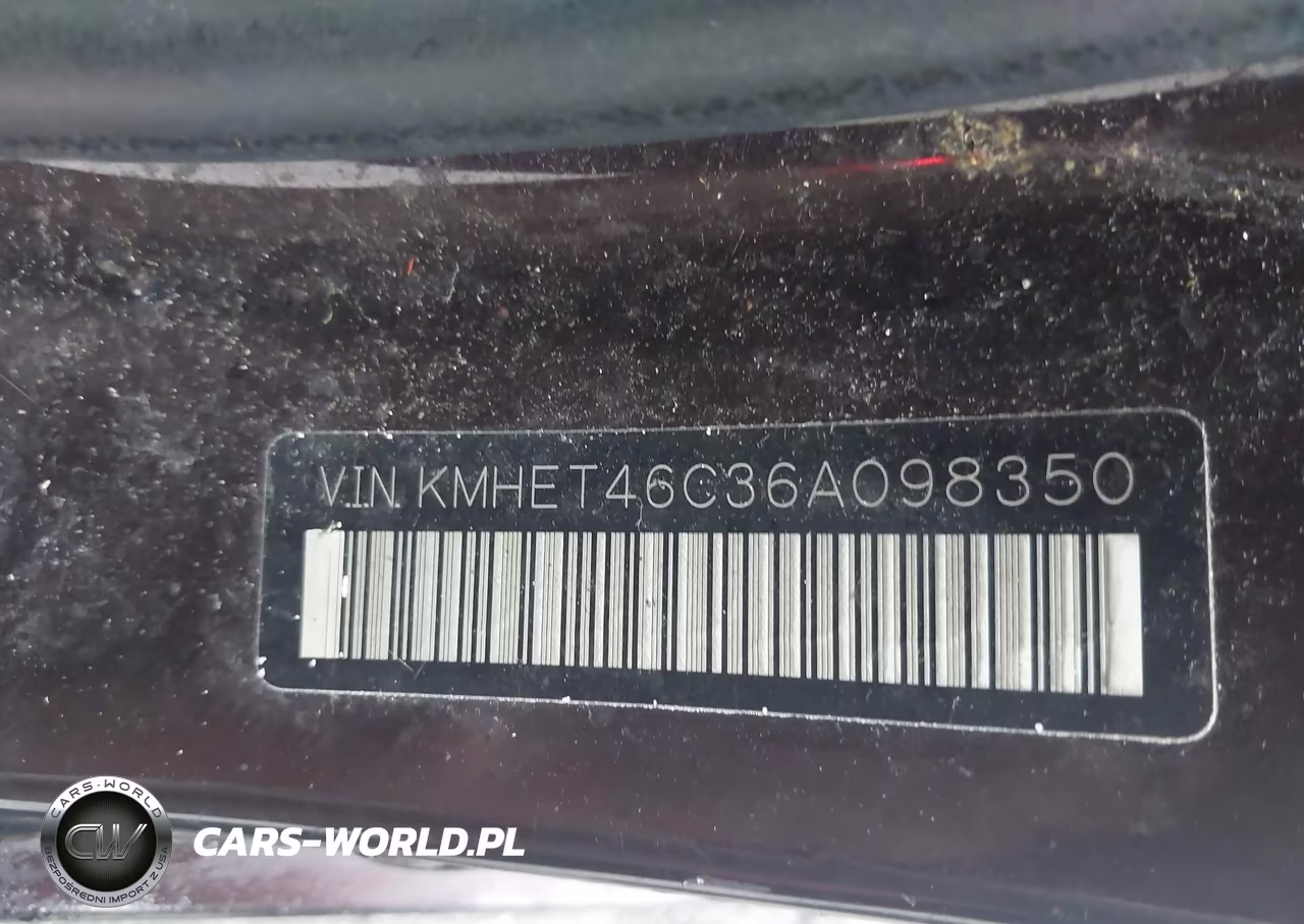 2006 Hyundai Sonata Gl VIN:KMHET46C36A098350 - 9