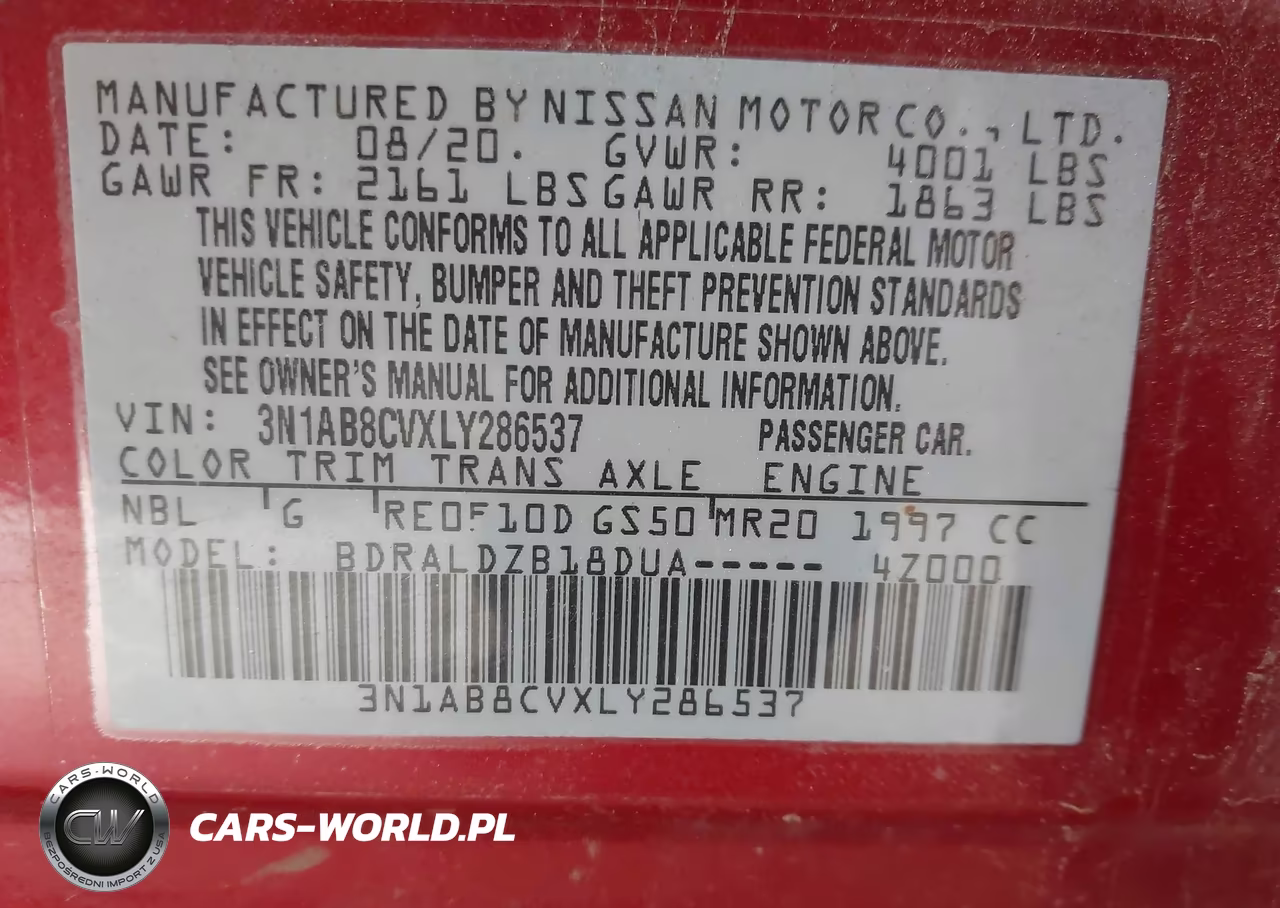 2020 Nissan Sentra Sv Xtronic Cvt VIN:3N1AB8CVXLY286537 - 9