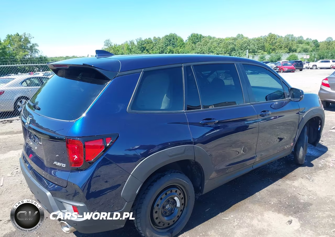 2025 Honda Passport Awd Ex-L VIN:5FNYF8H51SB006412 - 4