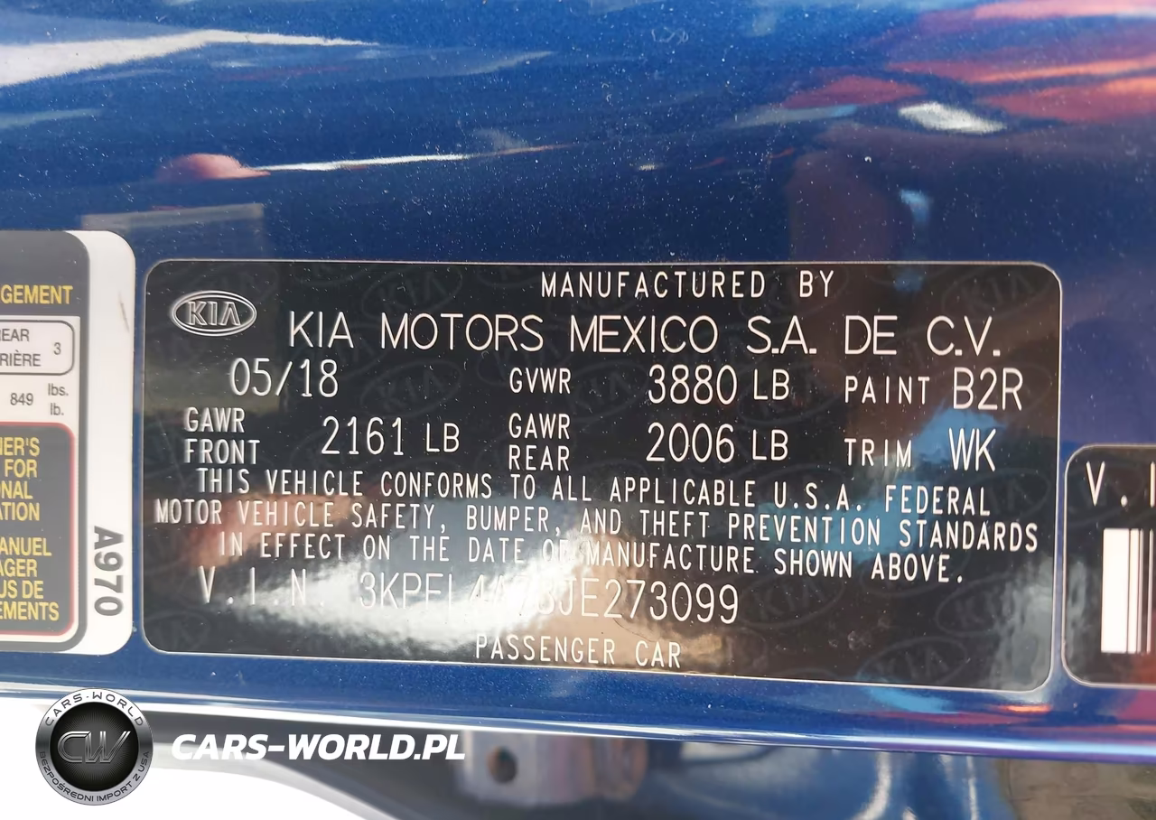 2018 Kia Forte Lx VIN:3KPFL4A78JE273099 - 9