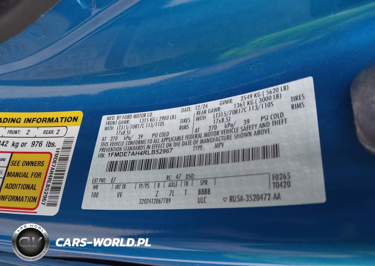 2024 Ford Bronco Big Bend VIN:1FMDE7AH4RLB52967 - 9