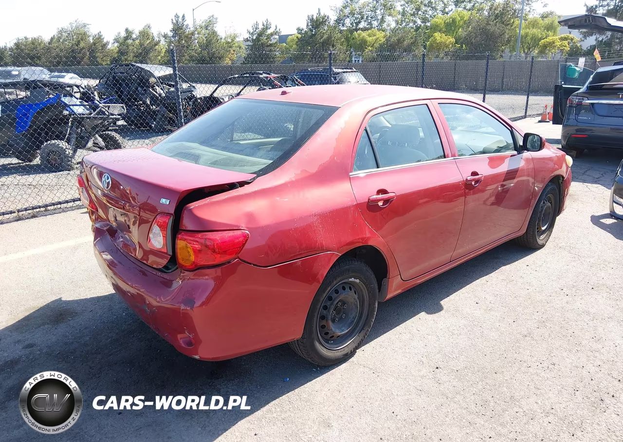 2009 Toyota Corolla Le VIN:JTDBL40E499071259 - 4