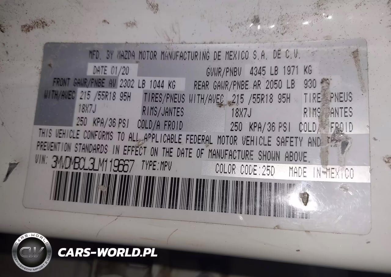 2020 Mazda Cx-30 Select Package VIN:3MVDMBCL3LM119667 - 9