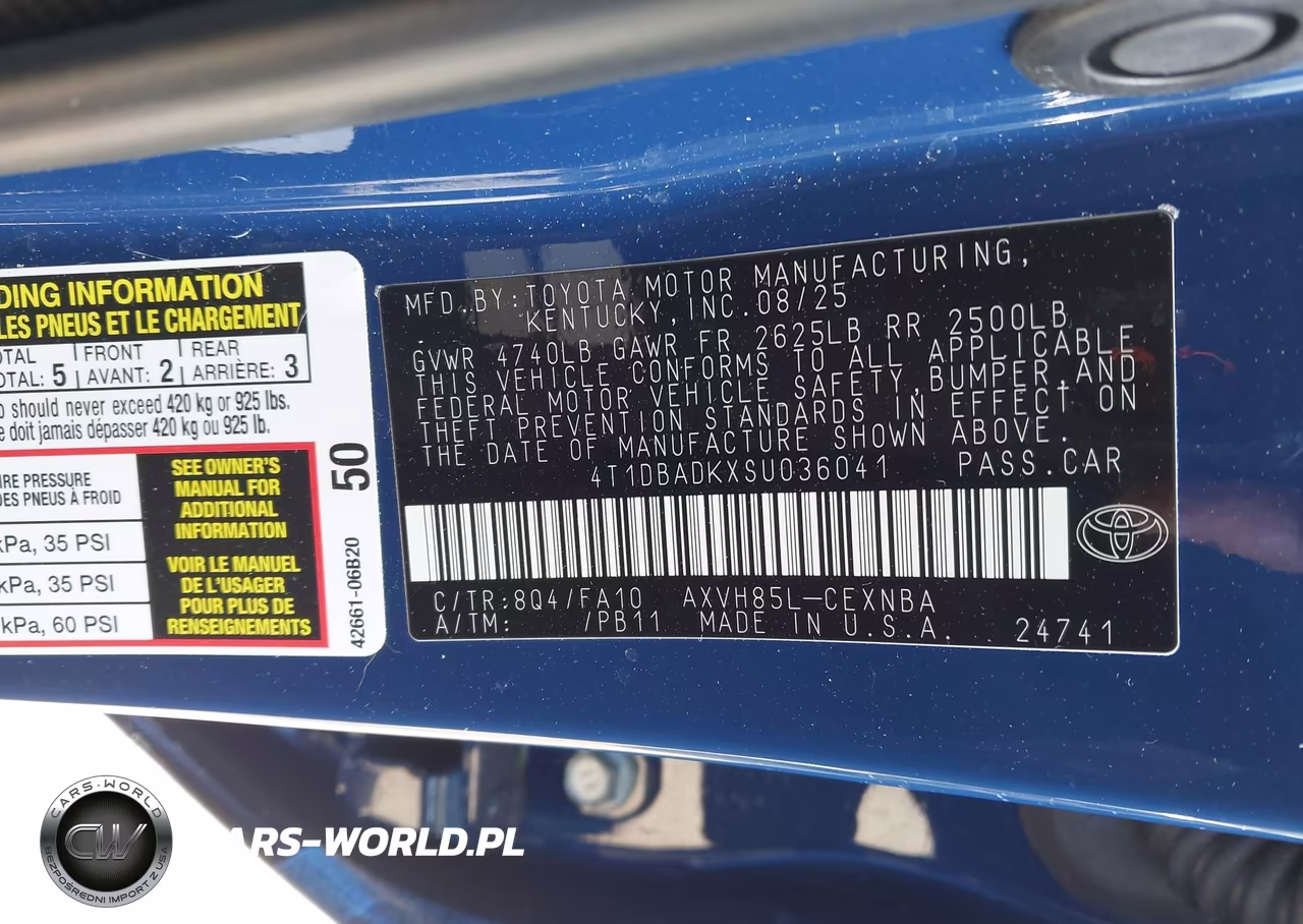 2025 Toyota Camry Le VIN:4T1DBADKXSU036041 - 9
