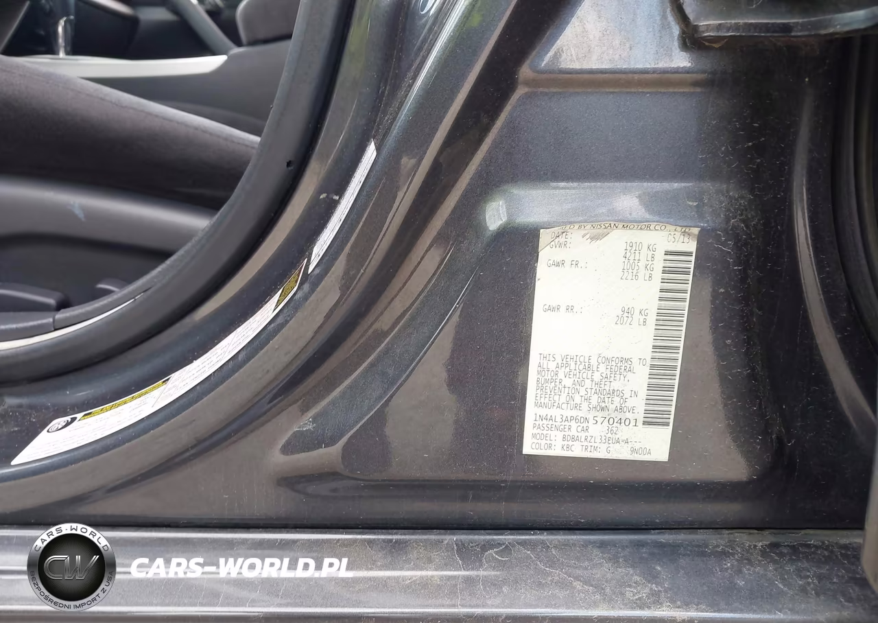 2013 Nissan Altima 2.5 S VIN:1N4AL3AP6DN570401 - 9
