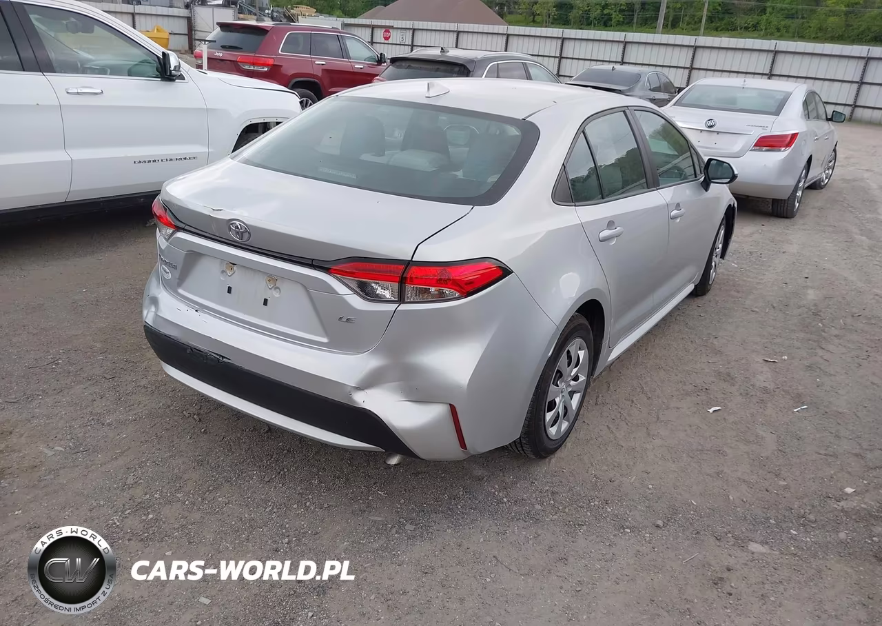 2020 Toyota Corolla Le VIN:5YFEPRAE5LP030301 - 4