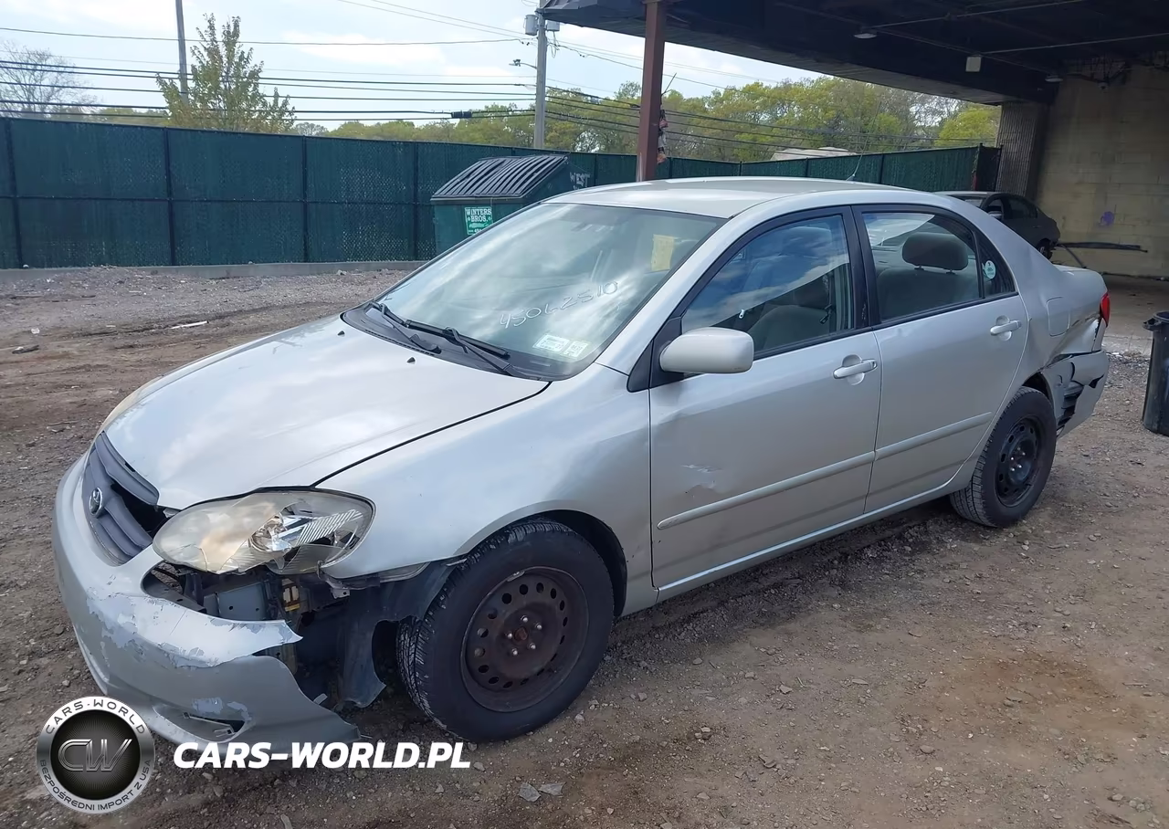 2004 Toyota Corolla Le VIN:2T1BR38E04C193147 - 2