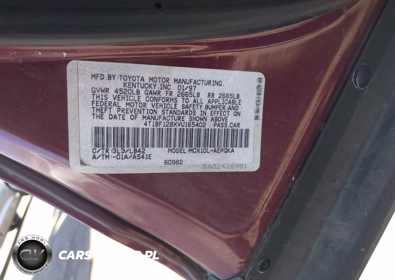 1997 Toyota Avalon Xls VIN:4T1BF12BXVU165402 - 9