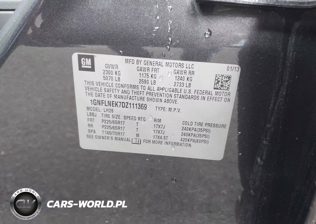 2013 Chevrolet Equinox 2Lt VIN:1GNFLNEK7DZ111369 - 9