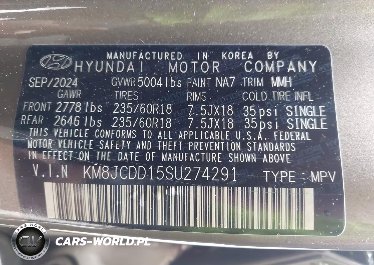 2025 Hyundai Tucson Hybrid Sel Convenience VIN:KM8JCDD15SU274291 - 9