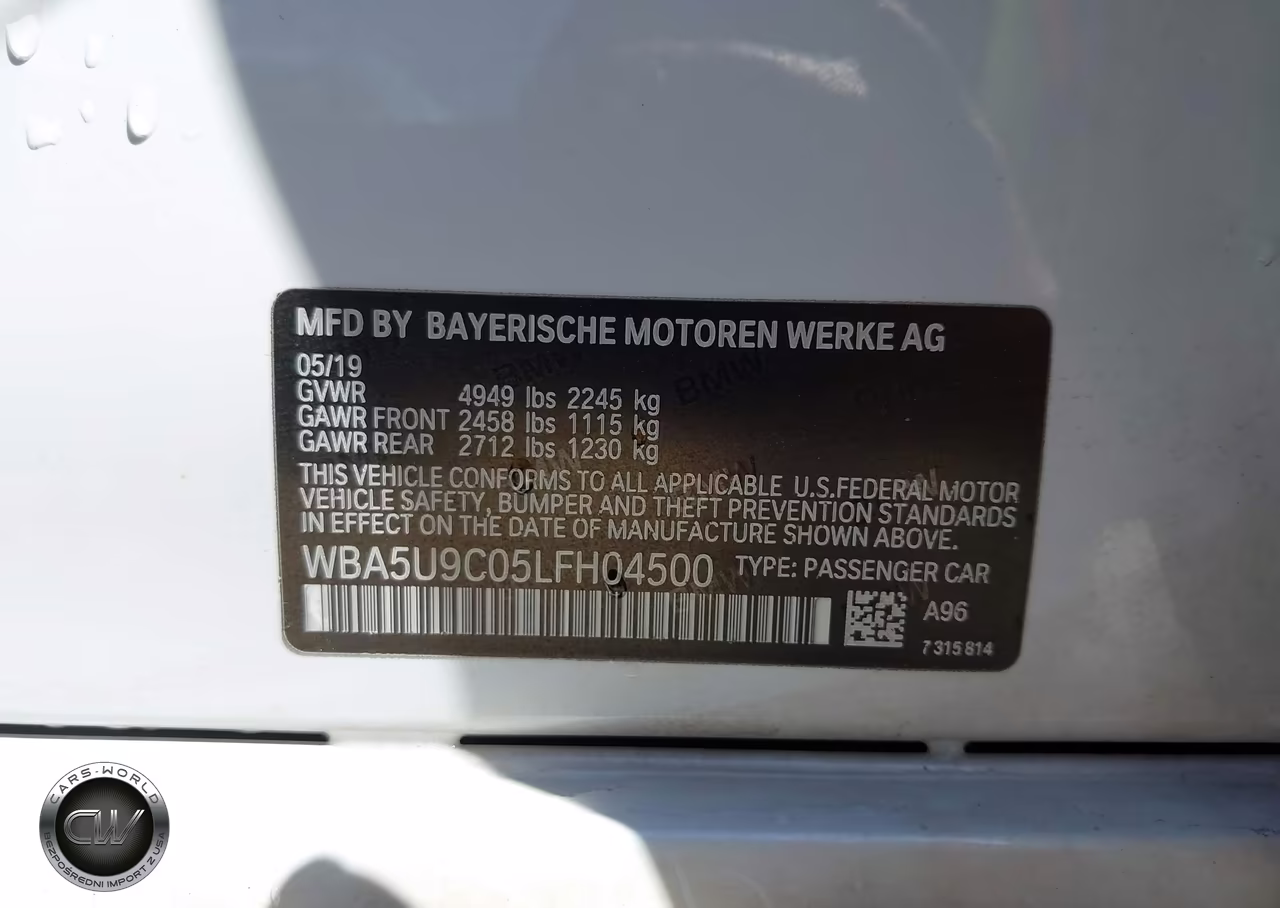 2020 BMW M340I M340I xDrive VIN:WBA5U9C05LFH04500 - 9