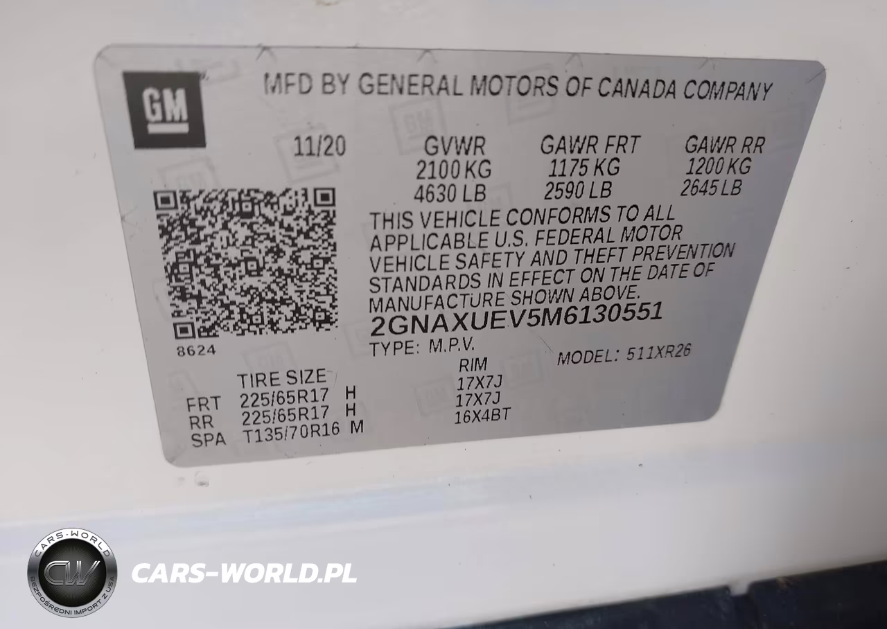 2021 Chevrolet Equinox Awd Lt VIN:2GNAXUEV5M6130551 - 9