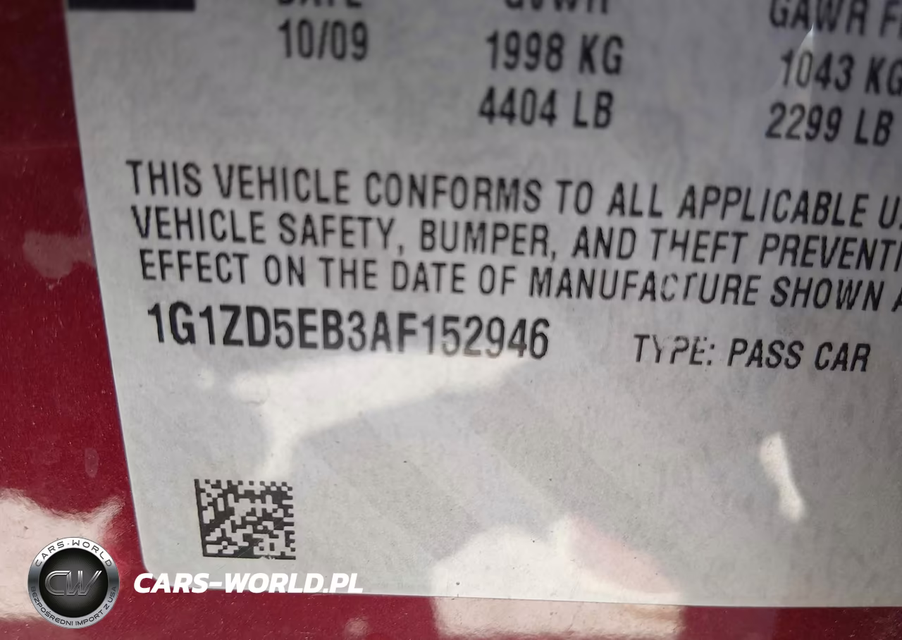 2010 Chevrolet Malibu Lt VIN:1G1ZD5EB3AF152946 - 9