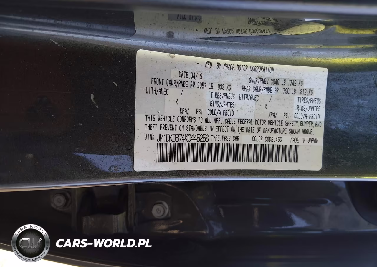 2019 Mazda Cx-3 Sport VIN:JM1DKDB74K0445258 - 9