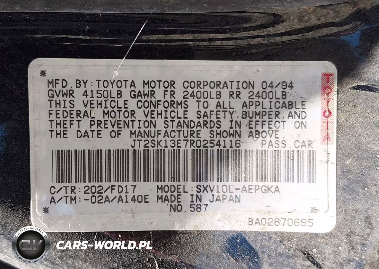 1994 Toyota Camry Xle VIN:JT2SK13E7R0254116 - 9