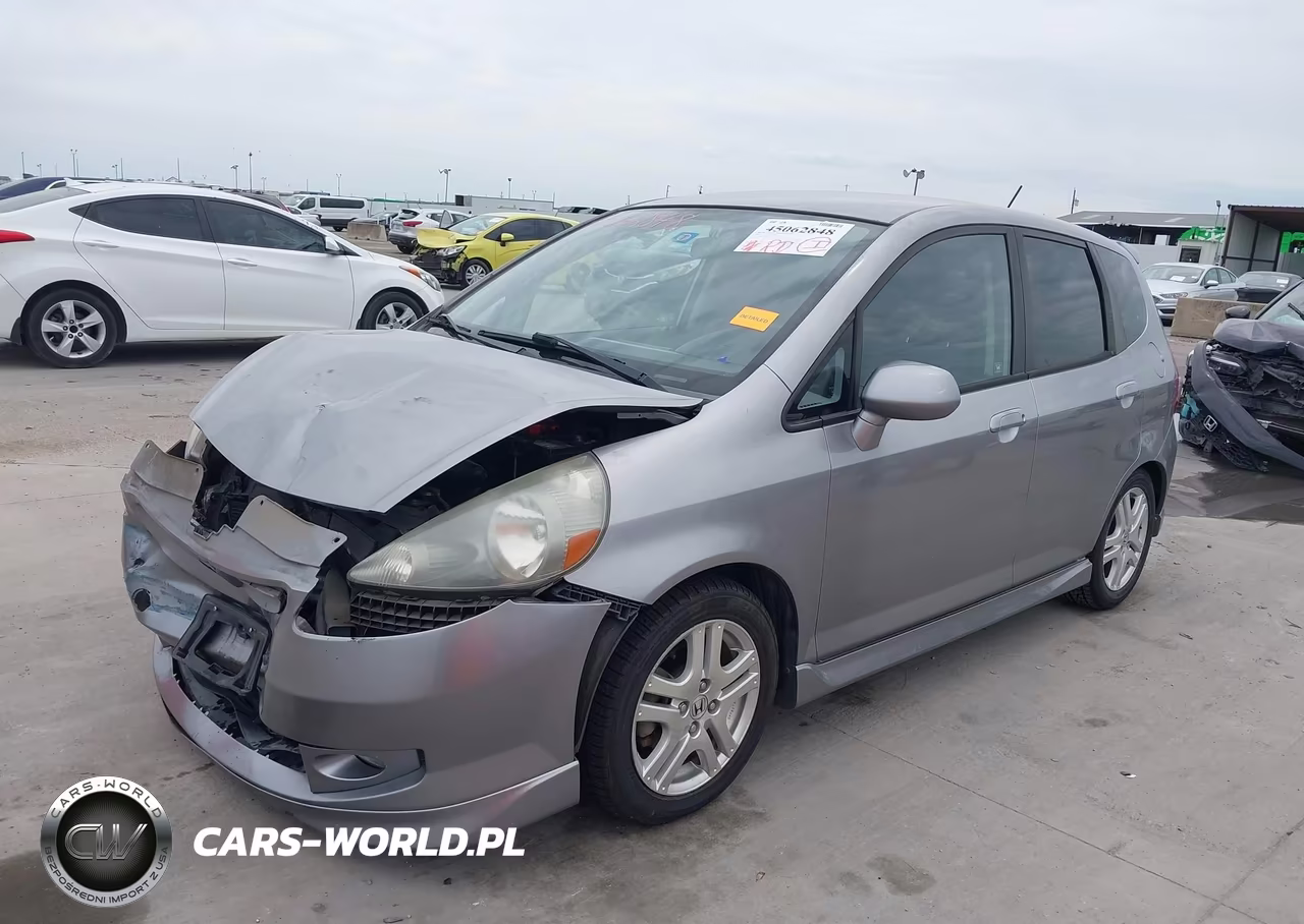 2007 Honda Fit Sport VIN:JHMGD38617S002754 - 2