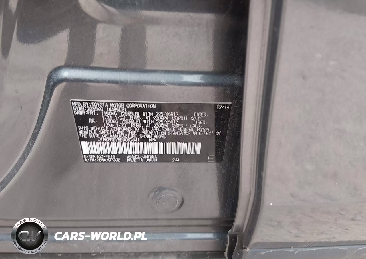2014 Toyota Rav4 Le VIN:JTMZFREV8ED032841 - 9