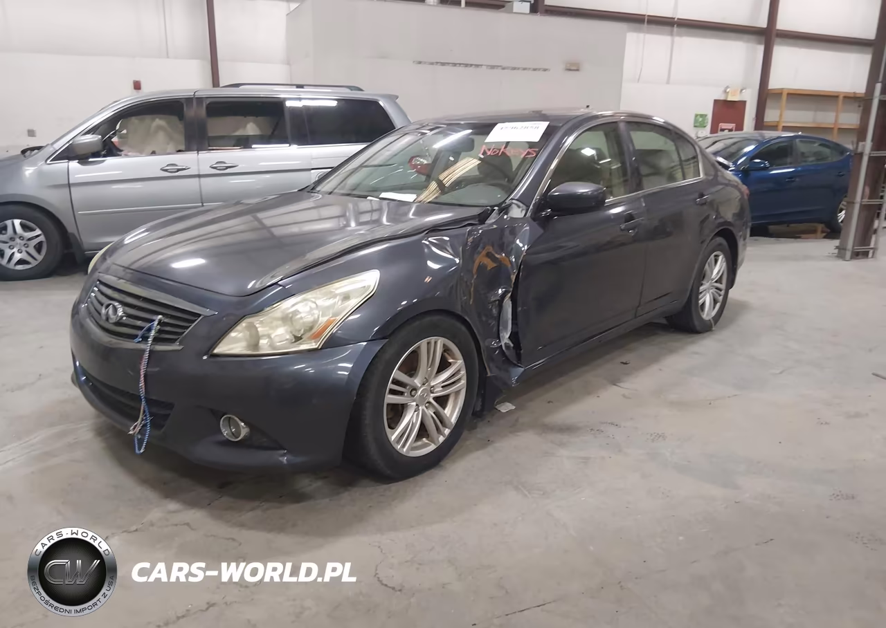 2011 Infiniti G25X VIN:JN1DV6AR0BM452242 - 2