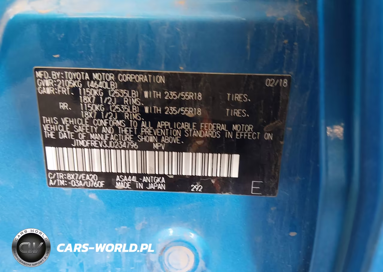 2018 Toyota Rav4 Limited VIN:JTMDFREV3JD234796 - 9
