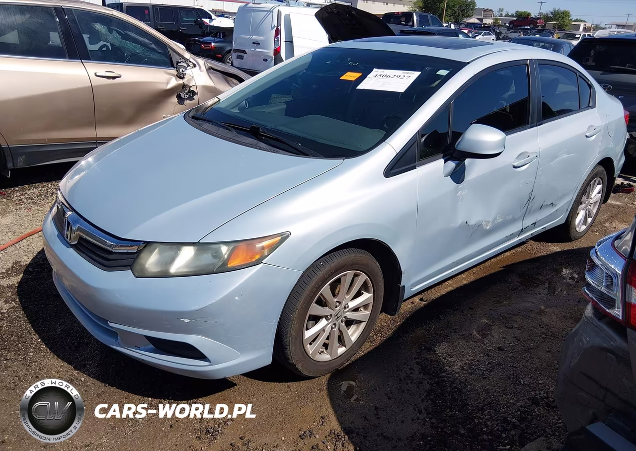 2012 Honda Civic Ex-L VIN:2HGFB2F93CH514108 - 2