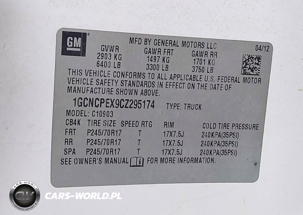2012 Chevrolet Silverado 1500 Work Truck VIN:1GCNCPEX9CZ295174 - 9
