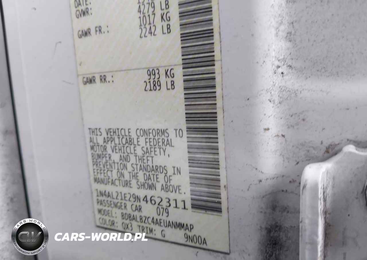 2009 Nissan Altima 2.5 S VIN:1N4AL21E29N462311 - 9