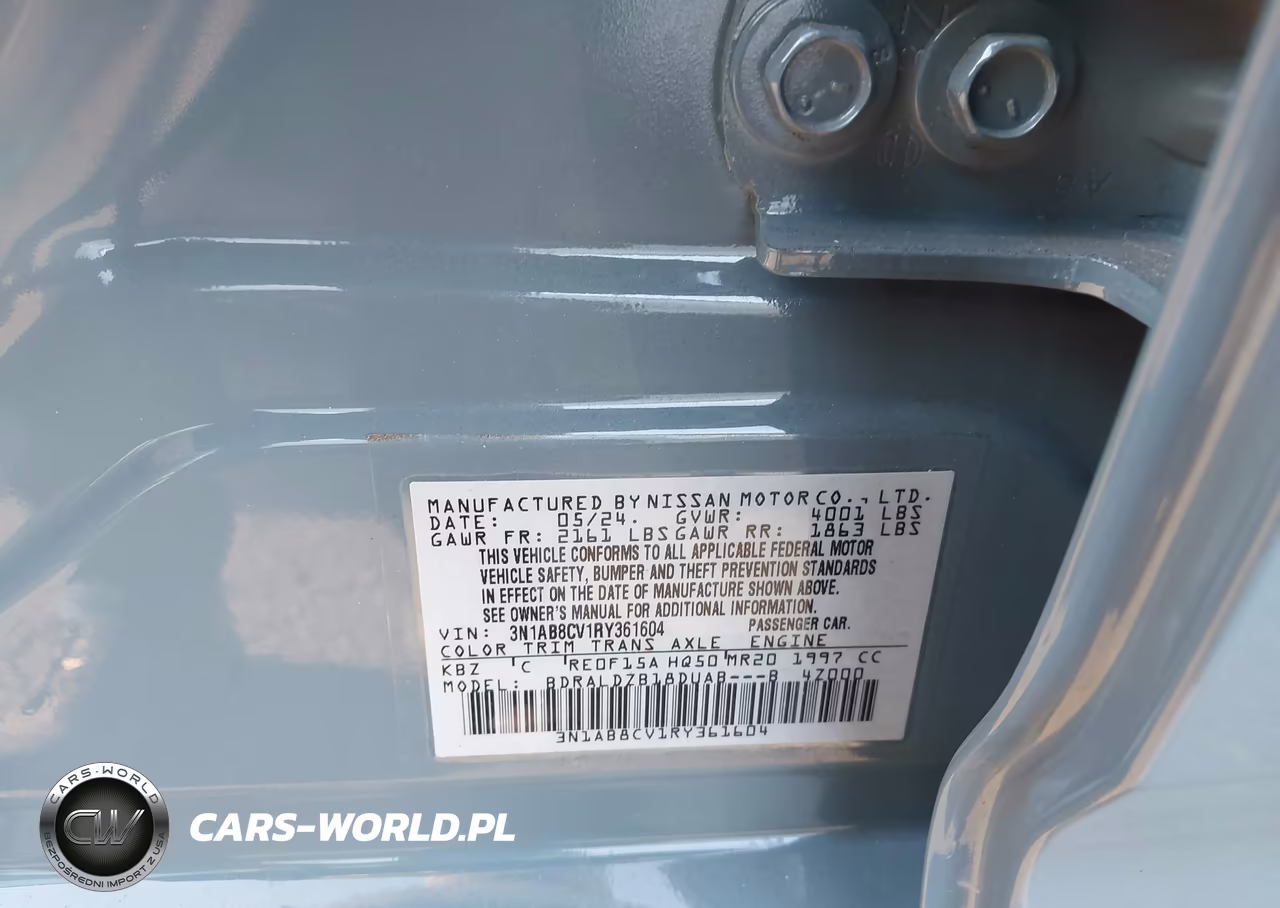 2024 Nissan Sentra Sv Xtronic Cvt VIN:3N1AB8CV1RY361604 - 9