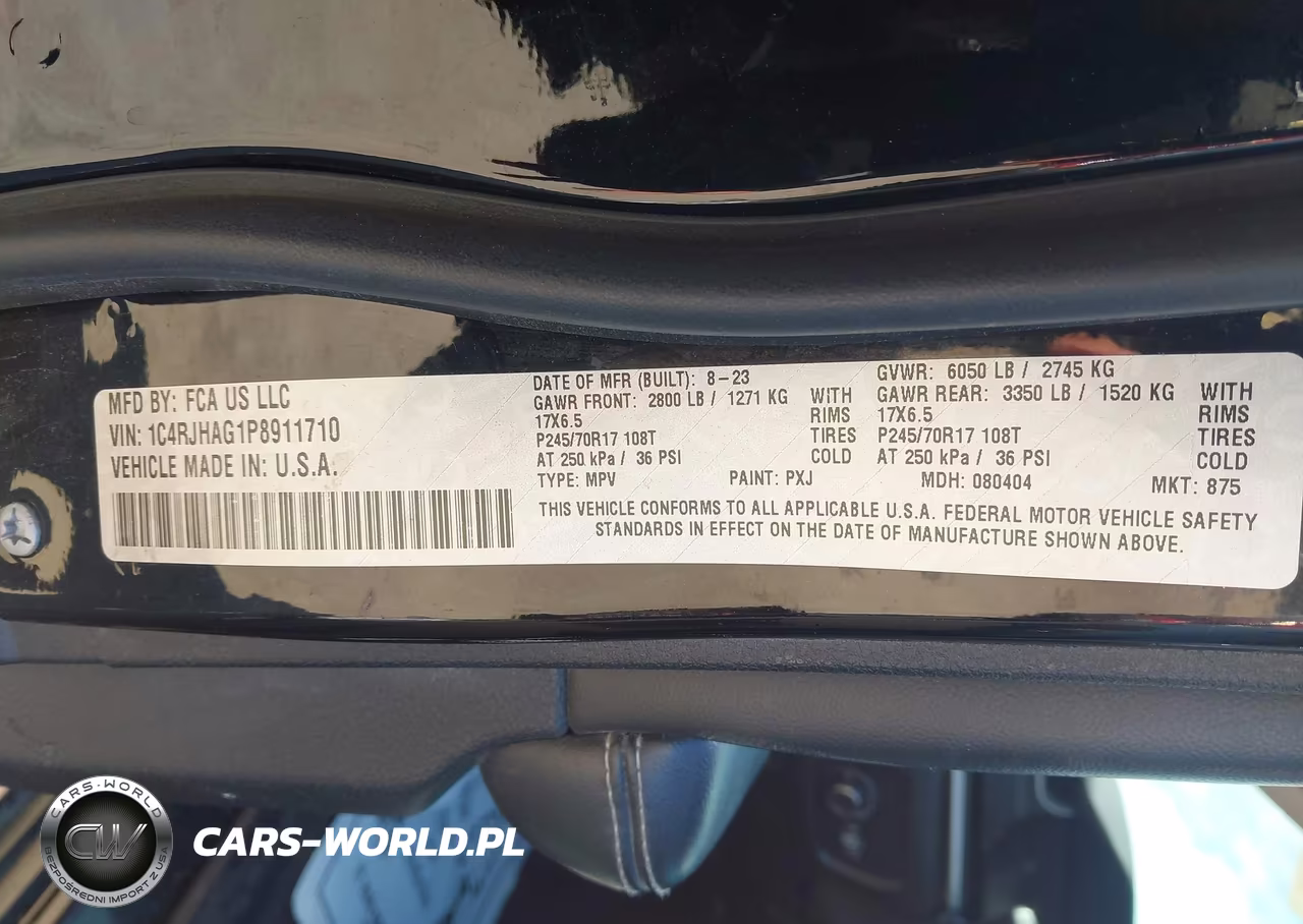2023 Jeep Grand Cherokee Laredo 4X4 VIN:1C4RJHAG1P8911710 - 9
