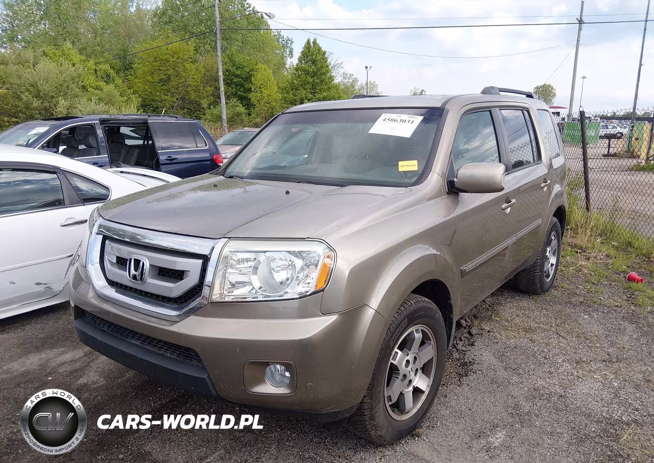 2009 Honda Pilot Touring VIN:5FNYF38939B009179 - 2