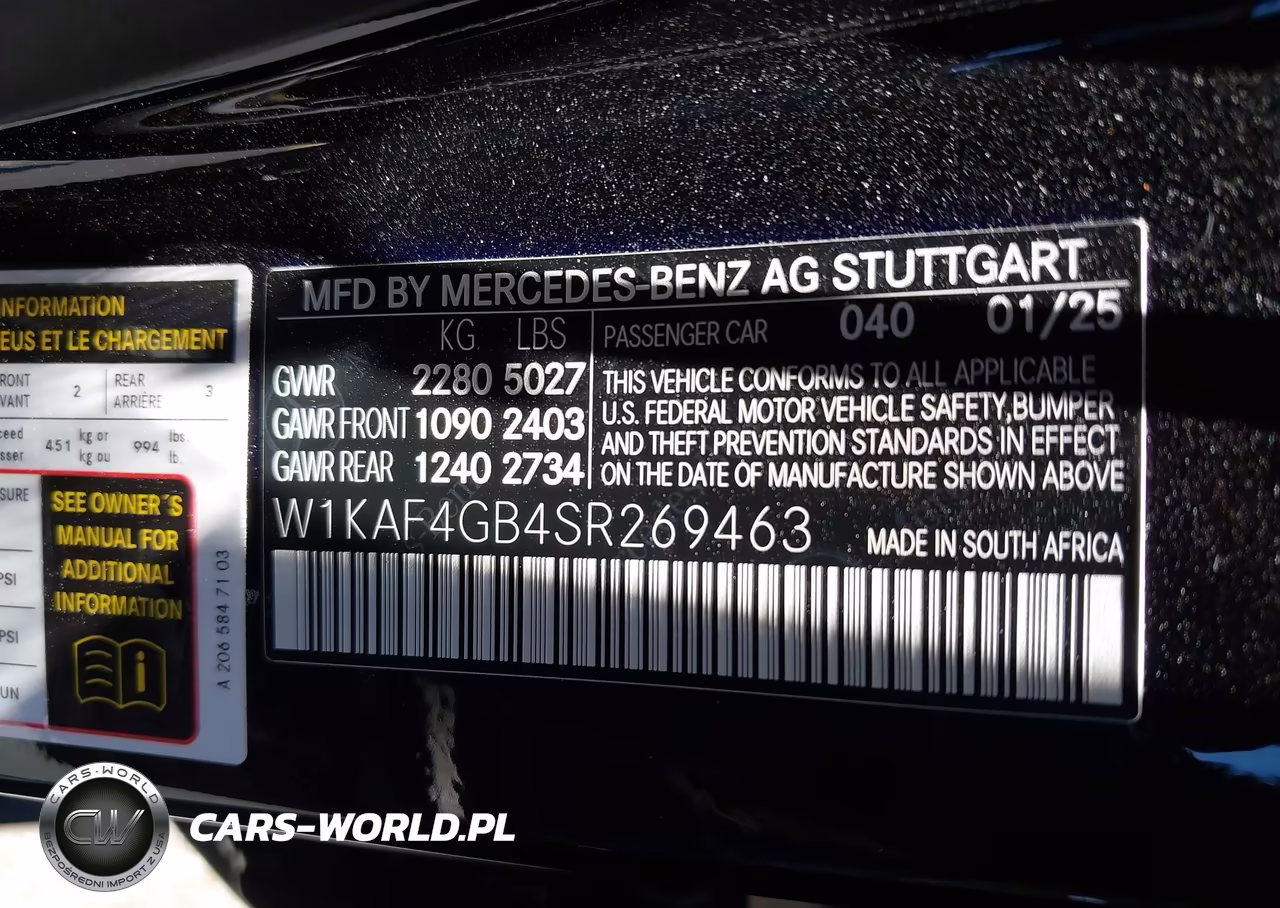 2025 Mercedes-Benz C 300 VIN:W1KAF4GB4SR269463 - 9