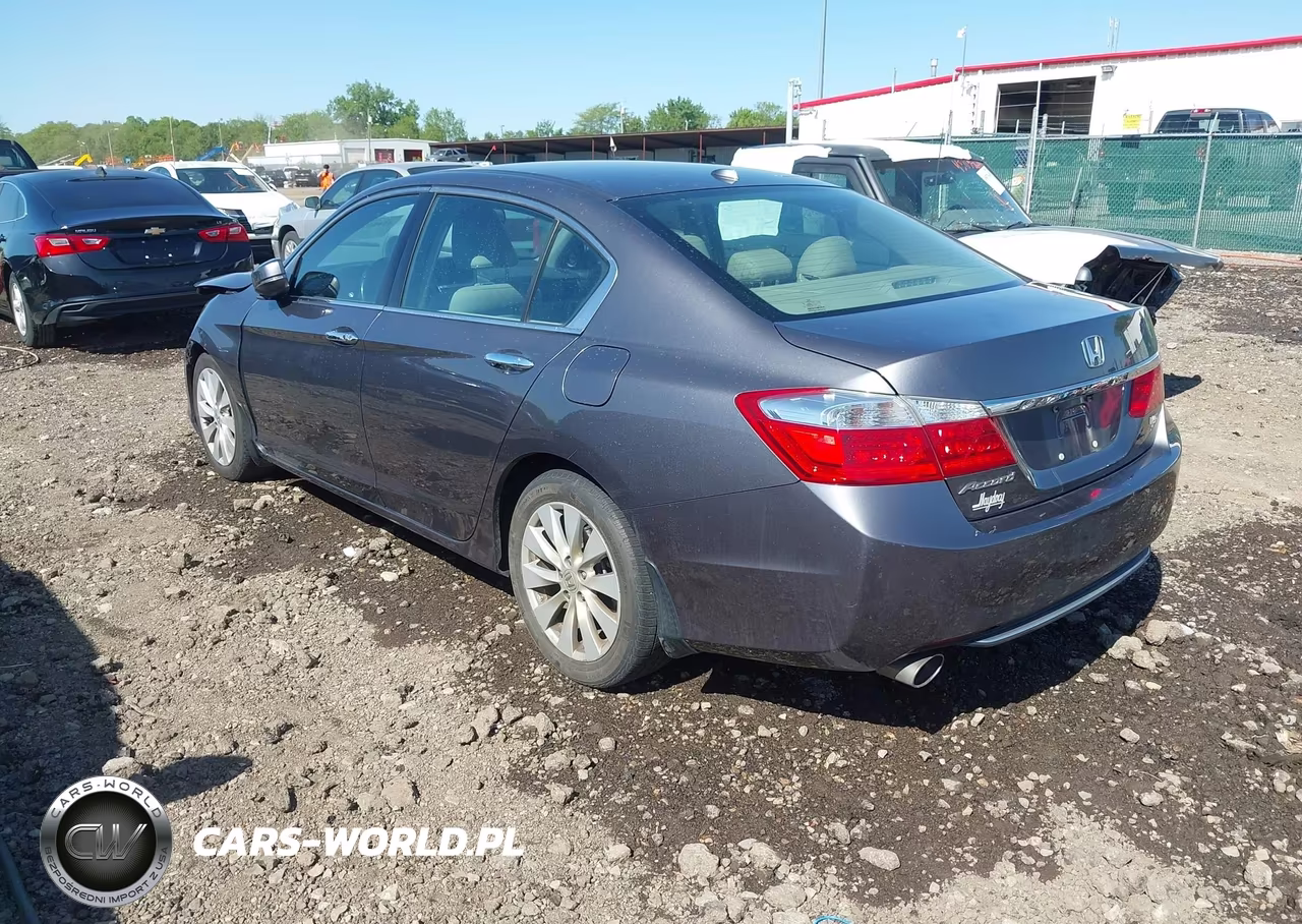 2013 Honda Accord Ex-L V-6 VIN:1HGCR3F89DA046588 - 3
