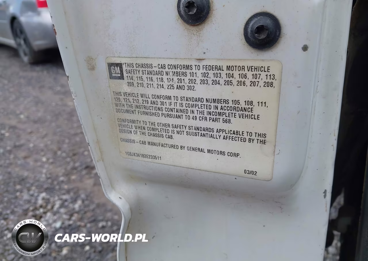 2002 Chevrolet Silverado 3500 Chassis Ls VIN:1GBJK34182E233511 - 8