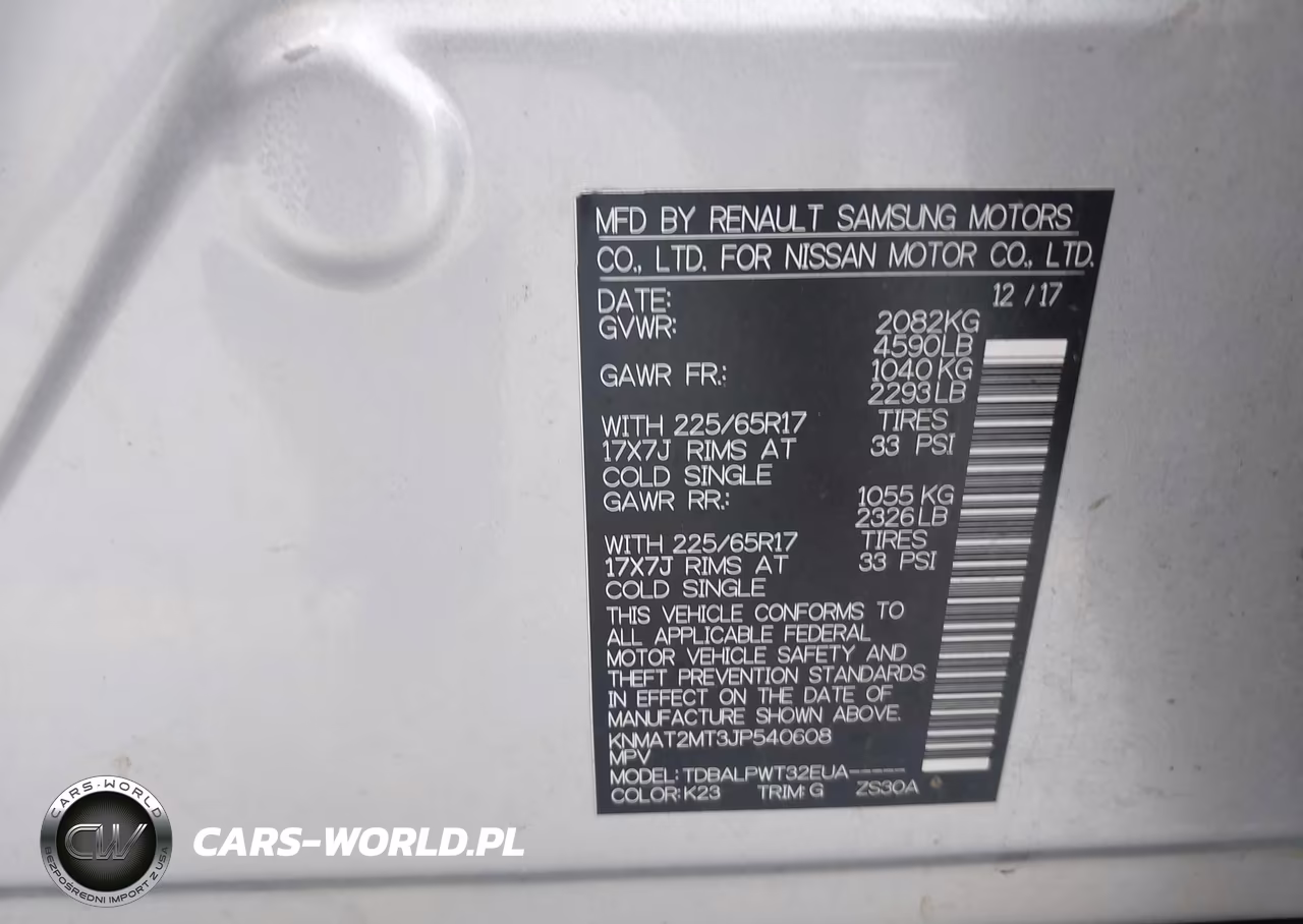 2018 Nissan Rogue S VIN:KNMAT2MT3JP540608 - 9