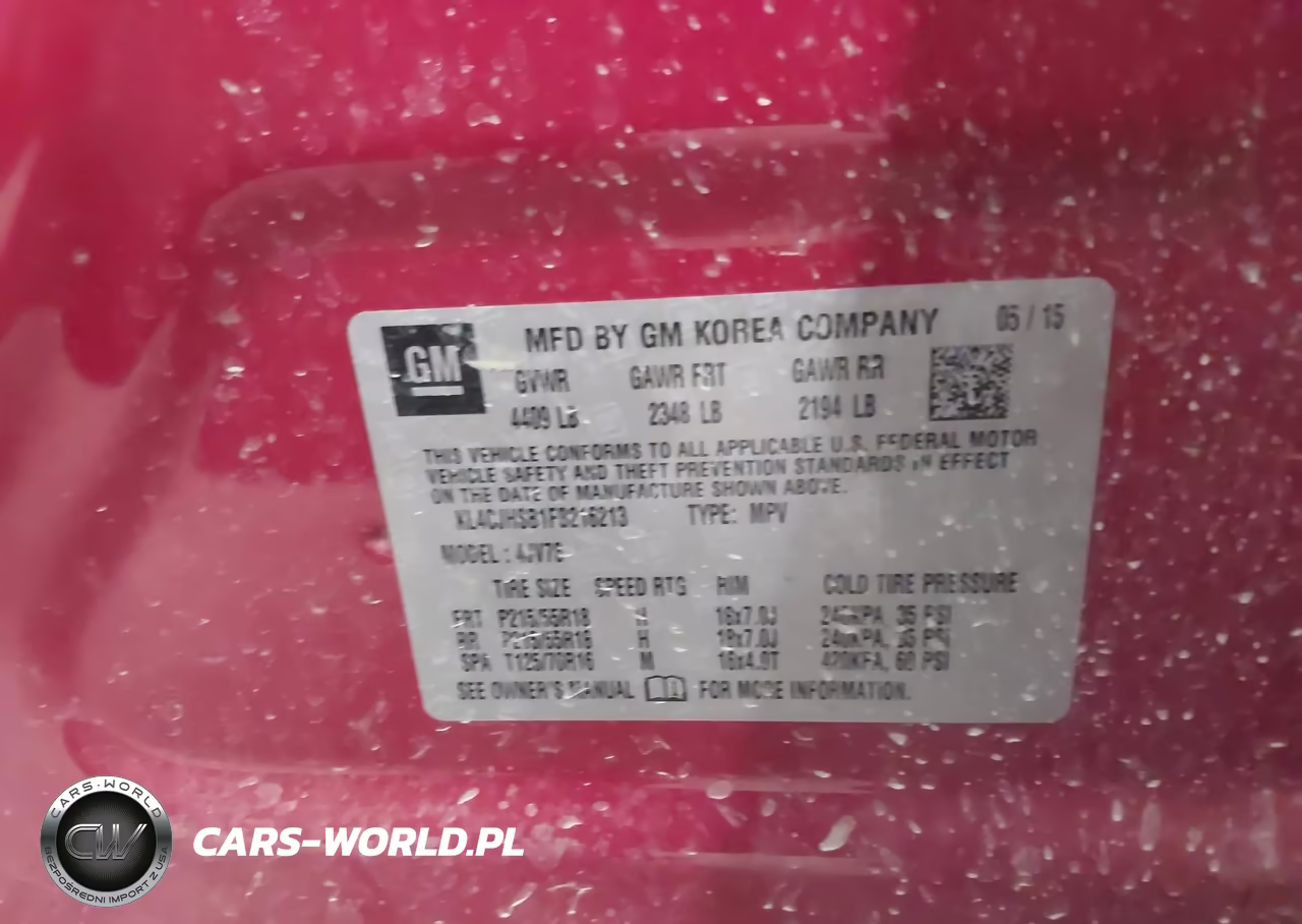2015 Buick Encore Premium VIN:KL4CJHSB1FB216213 - 9