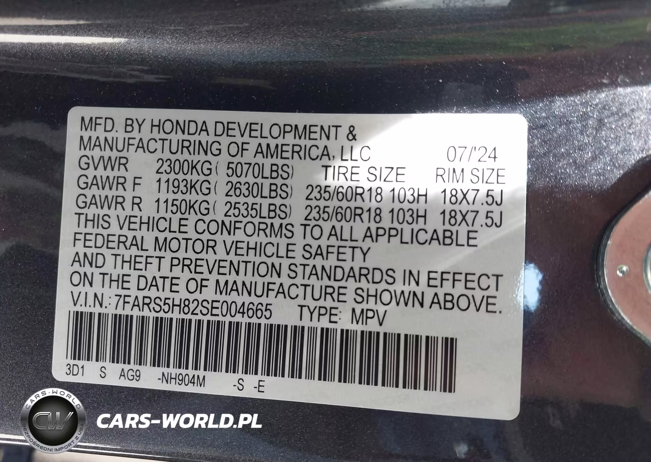 2025 Honda Cr-V Hybrid Sport-L VIN:7FARS5H82SE004665 - 9