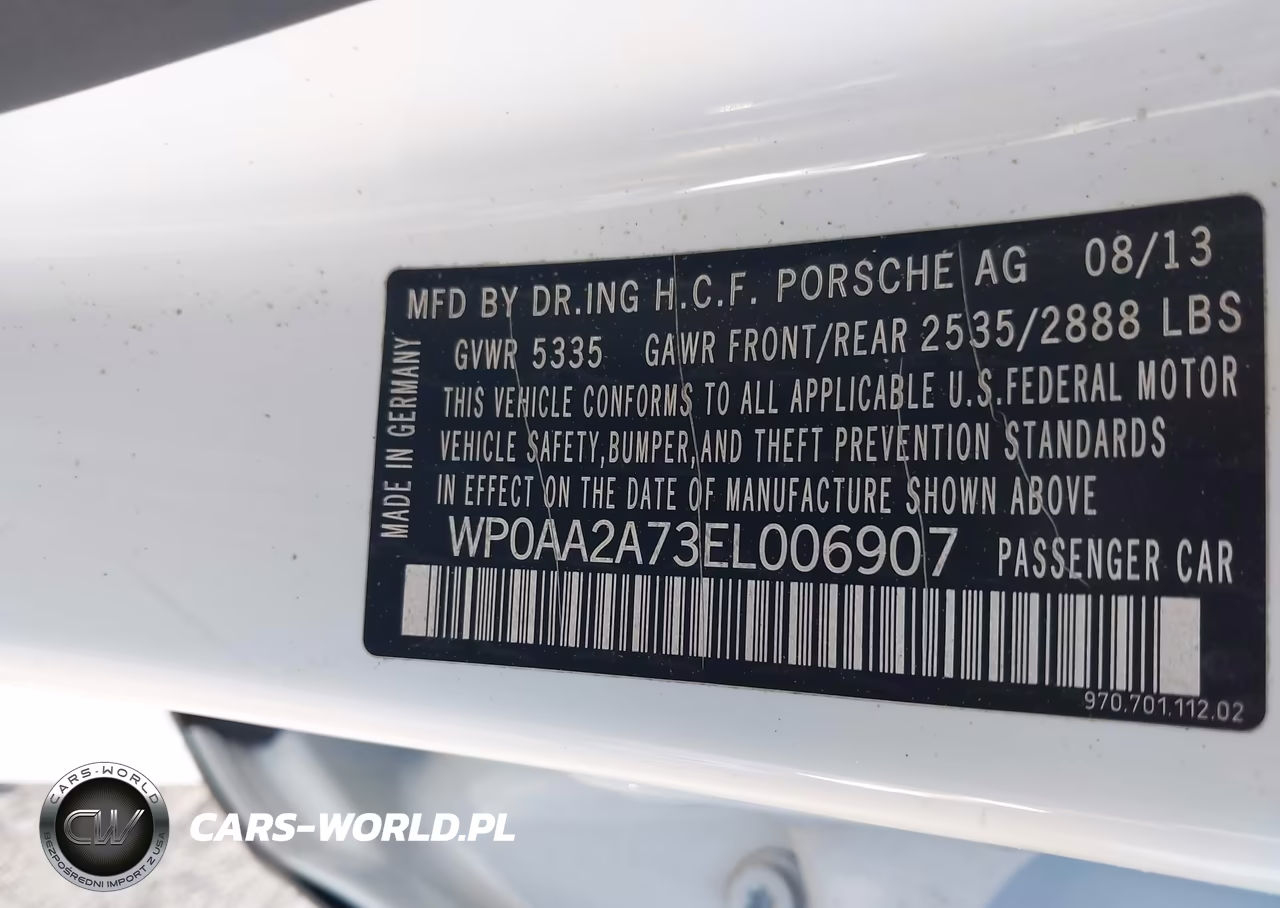 2014 Porsche Panamera 4 VIN:WP0AA2A73EL006907 - 9