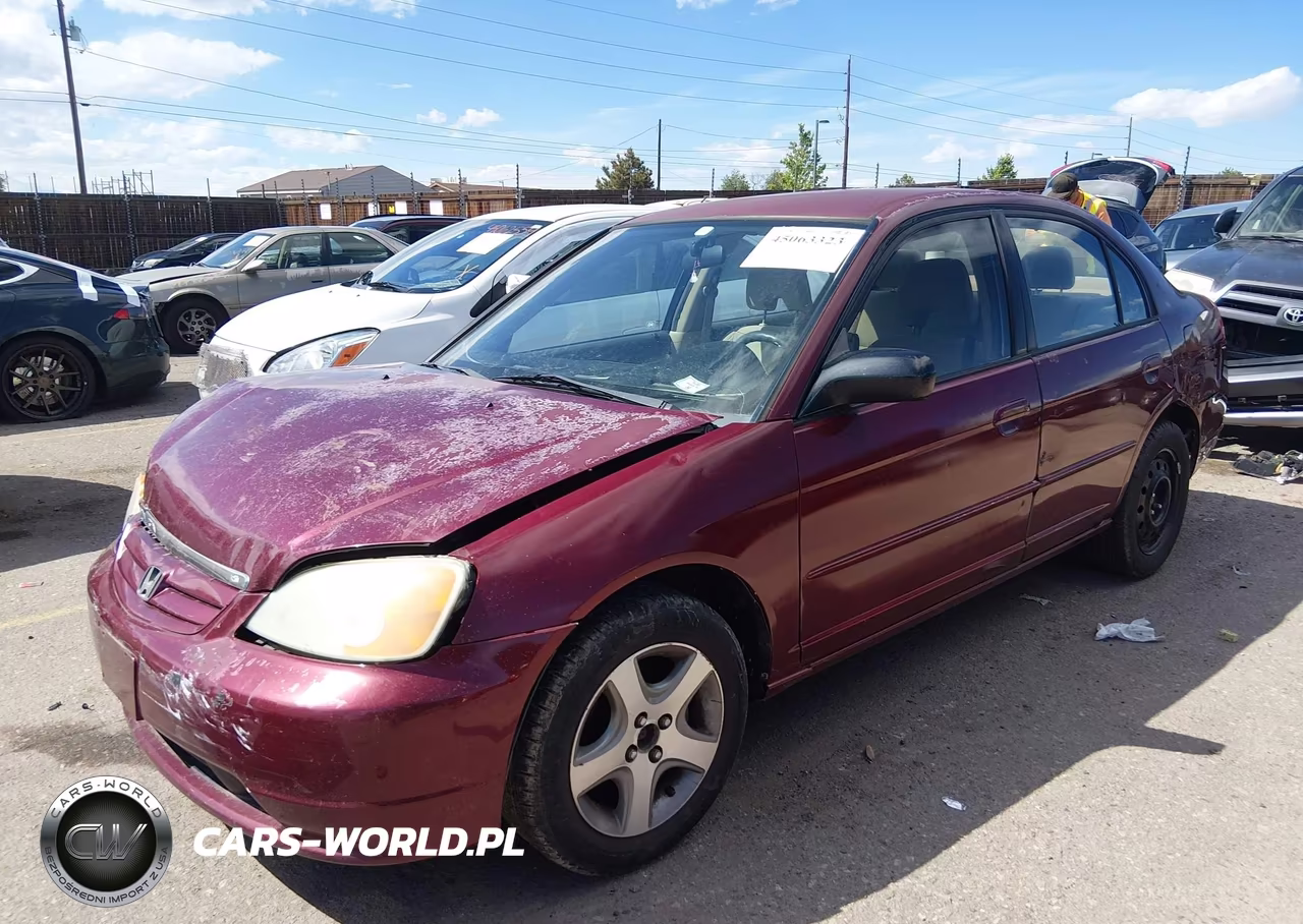 2003 Honda Civic Lx VIN:2HGES16503H519754 - 2
