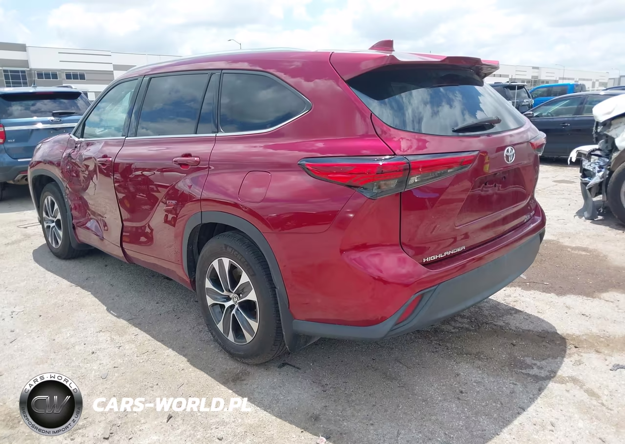 2020 Toyota Highlander Xle VIN:5TDGZRBH5LS001786 - 3