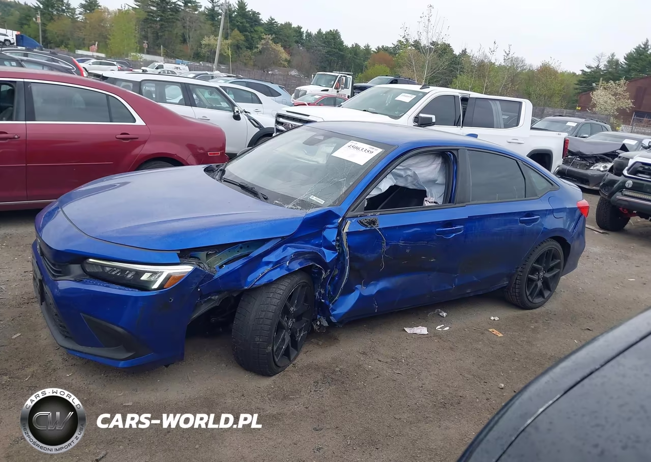 2022 Honda Civic Sport VIN:2HGFE2F53NH515590 - 15