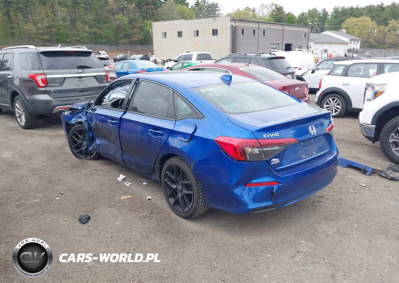 2022 Honda Civic Sport VIN:2HGFE2F53NH515590 - 3