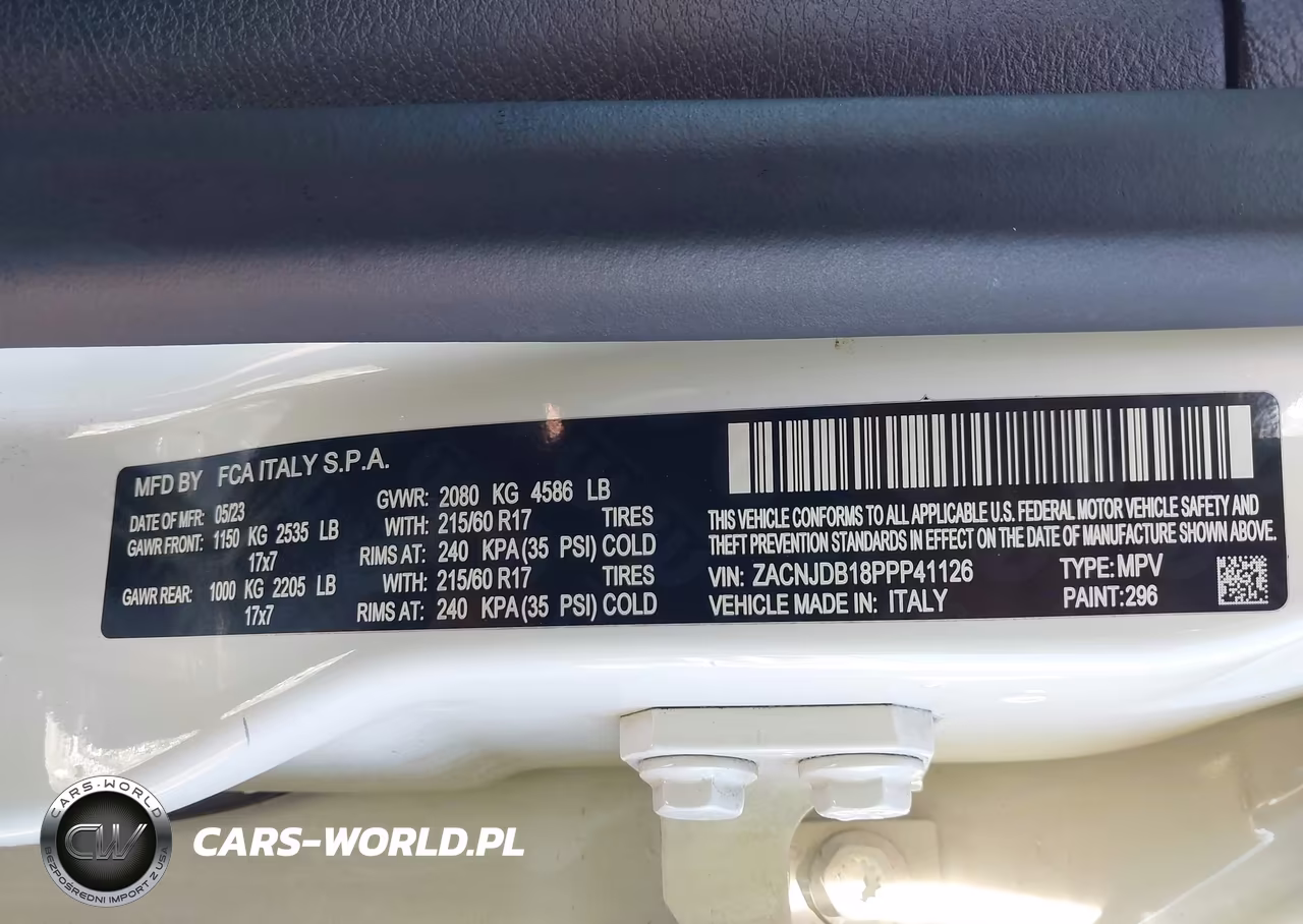 2023 Jeep Renegade Latitude 4X4 VIN:ZACNJDB18PPP41126 - 9