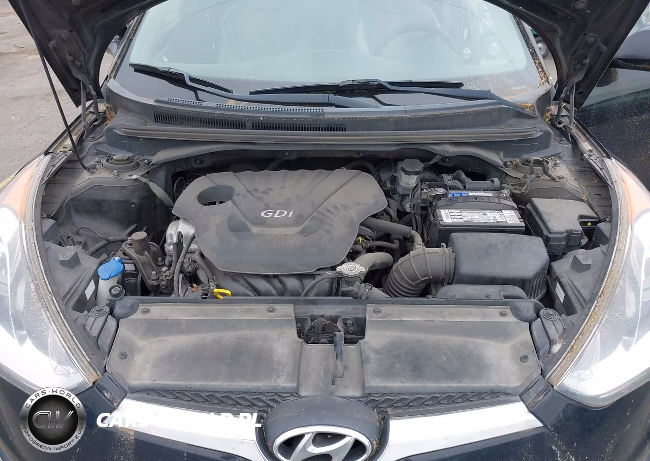2013 Hyundai Veloster Base W-Gray VIN:KMHTC6AD1DU088429 - 10