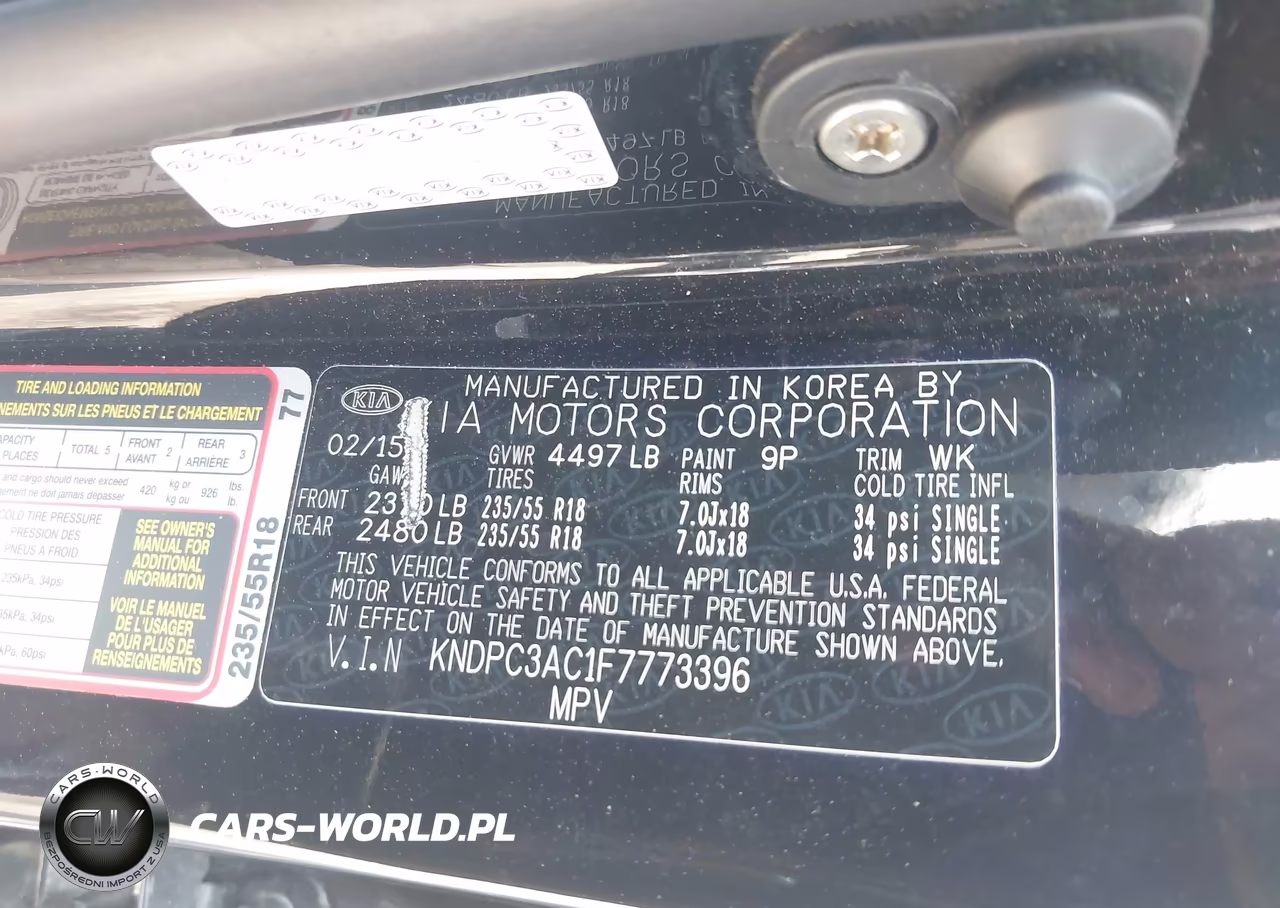 2015 Kia Sportage Ex VIN:KNDPC3AC1F7773396 - 9