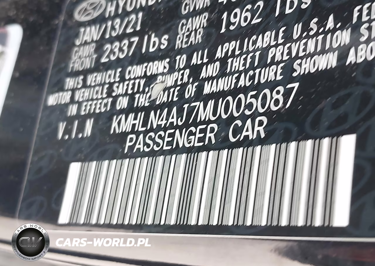 2021 Hyundai Elantra Hybrid Limited VIN:KMHLN4AJ7MU005087 - 9