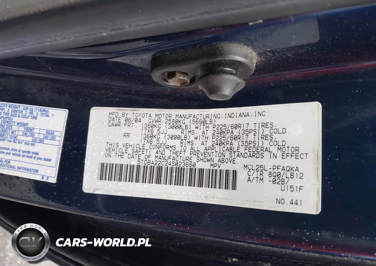 2004 Toyota Sienna Xle Limited VIN:5TDBA22C24S023680 - 9